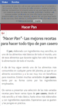 Mobile Screenshot of hacerpan.net